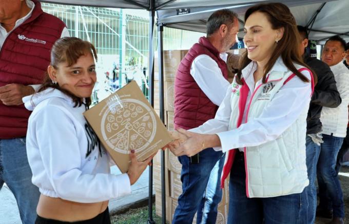 Entregó el Gobierno de la Ciudad más de 4 mil despensas del programa Alimentación Imparable en La Resurrección