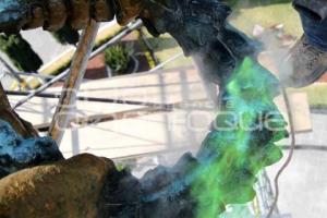 MANTENIMIENTO MAUSOLEO DE LOS HERMANOS SERDAN - RESTAURACION " LA PATRIA"