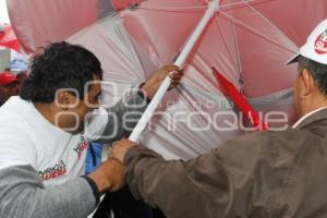 AGRESIONES VERBALES A CANDIDATO PUEBLA UNIDA DISTRITO 14