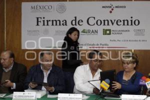 FIRMA DE CONVENIO . SAGARPA