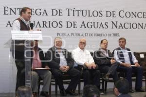 ENTREGA CONCESIONES. CONAGUA