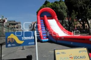 PLAYA ARTIFICIAL . ZOCALO