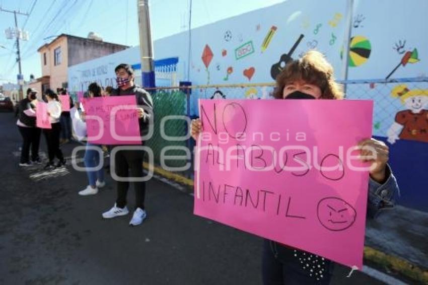 PROTESTA JARDÍN DE NIÑOS