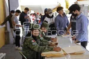 SAN ANDRÉS CHOLULA . ENTREGA DE CARTILLAS