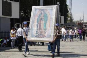 PEREGRINACIÓN ANUAL . BASÍLICA DE GUADALUPE