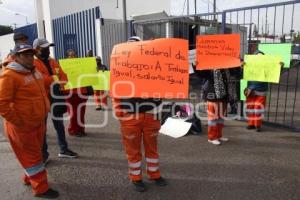 PROTESTA . SERVICIO DE LIMPIA