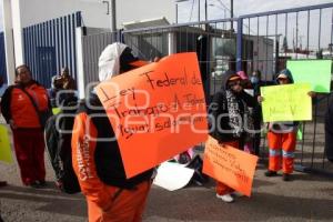 PROTESTA . SERVICIO DE LIMPIA