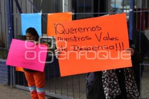 PROTESTA . SERVICIO DE LIMPIA