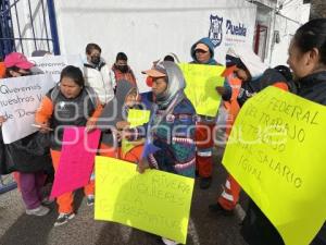 PROTESTA . SERVICIO DE LIMPIA