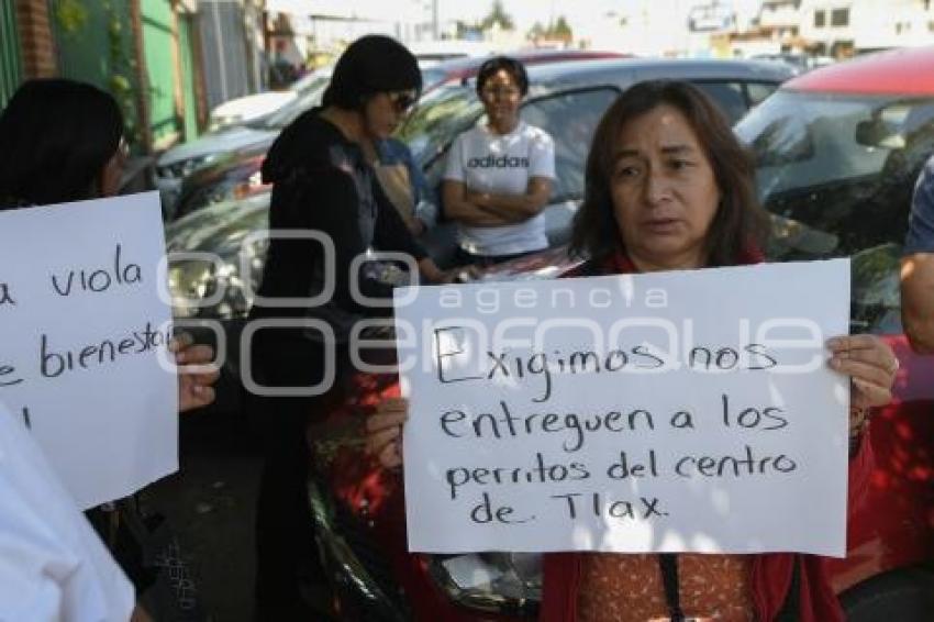 TLAXCALA . MANIFESTACIÓN ANIMALISTAS