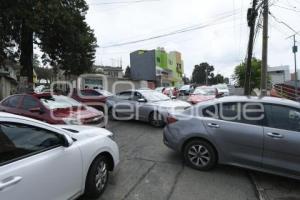 TLAXCALA . BLOQUEO AUTOMOVILISTAS