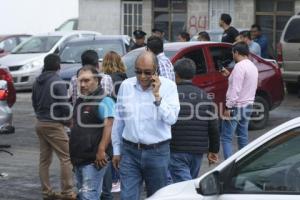 TLAXCALA . BLOQUEO AUTOMOVILISTAS