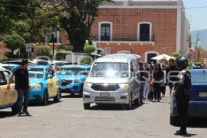 ATLIXCO . TAXISTA ASESINADO