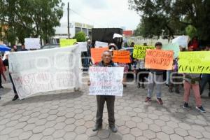 TLAXCALA . MANIFESTACIÓN POBLADORES CUAUHTENCO