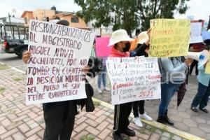 TLAXCALA . MANIFESTACIÓN POBLADORES CUAUHTENCO