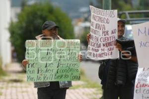 TLAXCALA . MANIFESTACIÓN POBLADORES CUAUHTENCO