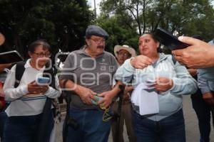 TLAXCALA . MANIFESTACIÓN POBLADORES CALPULALPAN