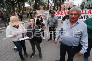 TLAXCALA . MANIFESTACIÓN POBLADORES CALPULALPAN