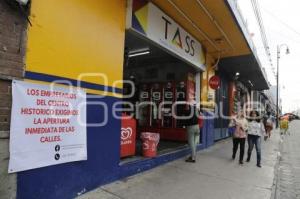 LONAS . REAPERTURA DE CALLES