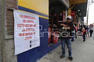 LONAS . REAPERTURA DE CALLES