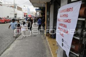 LONAS . REAPERTURA DE CALLES