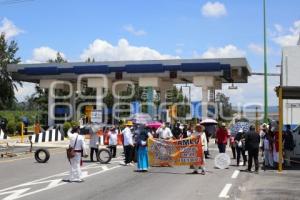 MANIFESTACIÓN AUTOPISTA TLAXCALA - TEXMELUCAN
