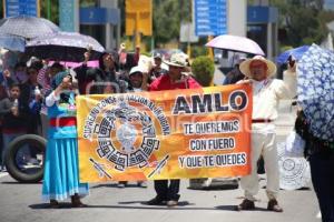 MANIFESTACIÓN AUTOPISTA TLAXCALA - TEXMELUCAN