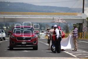 MANIFESTACIÓN AUTOPISTA TLAXCALA - TEXMELUCAN