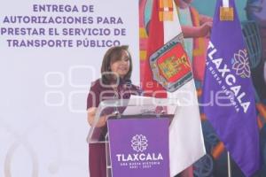 TLAXCALA . AUTORIZACIONES TRANSPORTE PÚBLICO