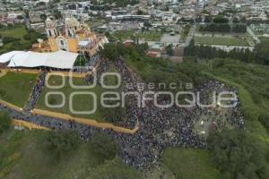 SAN PEDRO CHOLULA . QUEMA DE PANZONES