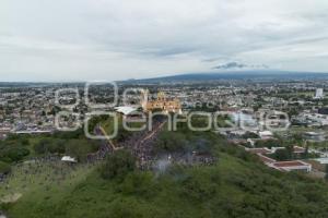SAN PEDRO CHOLULA . QUEMA DE PANZONES