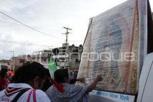 ACATLÁN . ANTORCHA GUADALUPANA