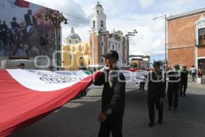 TLAXCALA . ENSAYO DESFILE SEPTIEMBRE