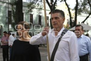 TLAXCALA . ENSAYO DESFILE SEPTIEMBRE