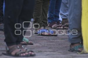 TLAXCALA . MANIFESTACIÓN NORMALISTAS