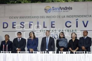 SAN ANDRÉS CHOLULA . DESFILE INDEPENDENCIA