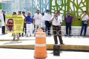 MANIFESTACIÓN . TRABAJADORES HNP