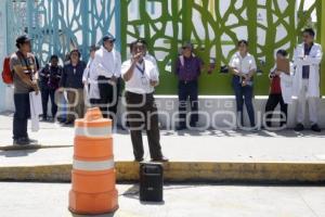 MANIFESTACIÓN . TRABAJADORES HNP
