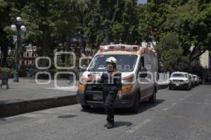 SIMULACRO SISMO . ZÓCALO