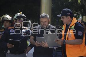 SIMULACRO SISMO . ZÓCALO