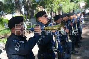 TLAXCALA . IZAMIENTO DE BANDERA
