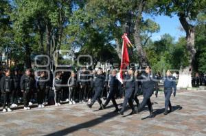 TLAXCALA . IZAMIENTO DE BANDERA
