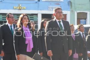 TLAXCALA . IZAMIENTO DE BANDERA