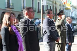 TLAXCALA . IZAMIENTO DE BANDERA