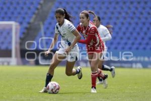 FÚTBOL FEMENIL . PUEBLA VS NECAXA