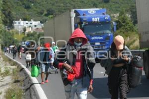 TLAXCALA . CARAVANA MIGRANTE