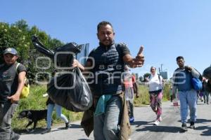 TLAXCALA . CARAVANA MIGRANTE