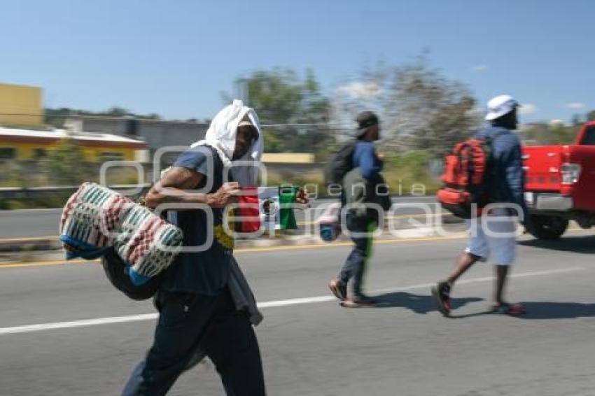 TLAXCALA . CARAVANA MIGRANTE