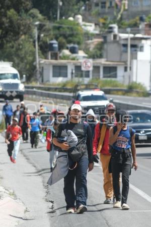 TLAXCALA . CARAVANA MIGRANTE