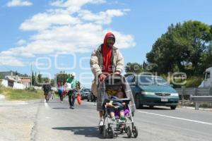 TLAXCALA . CARAVANA MIGRANTE